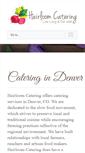 Mobile Screenshot of heirloomcateringcolorado.com
